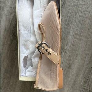 Mary Jane Buckle Flats Size 7